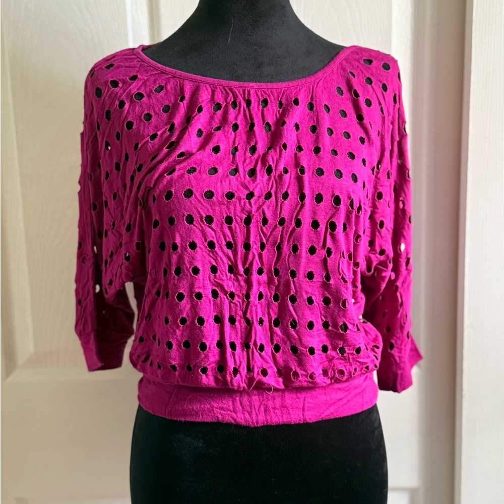 Women's Blouse | 3/4 Sleeve | Point | Size L